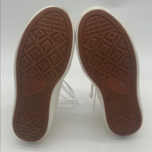 Chuck Taylor All Star Move White Classic Canvas Platform Lace up Women Size 9.5 - Picture 14 of 15